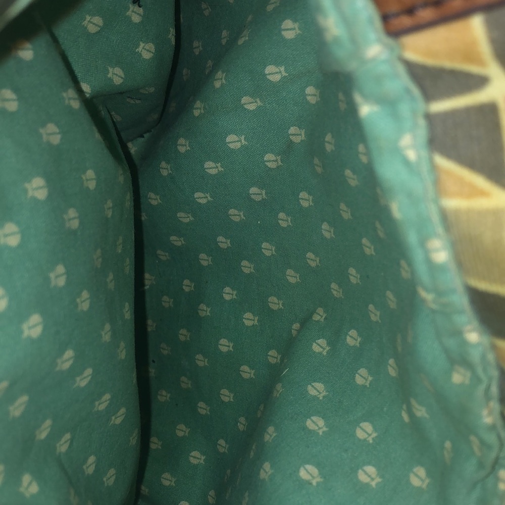 Fossil Key-Per Geometric Pattern Crossbody Bag - image 8